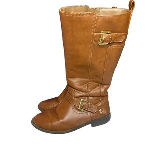 Girls riding boots SO brand brown size 3